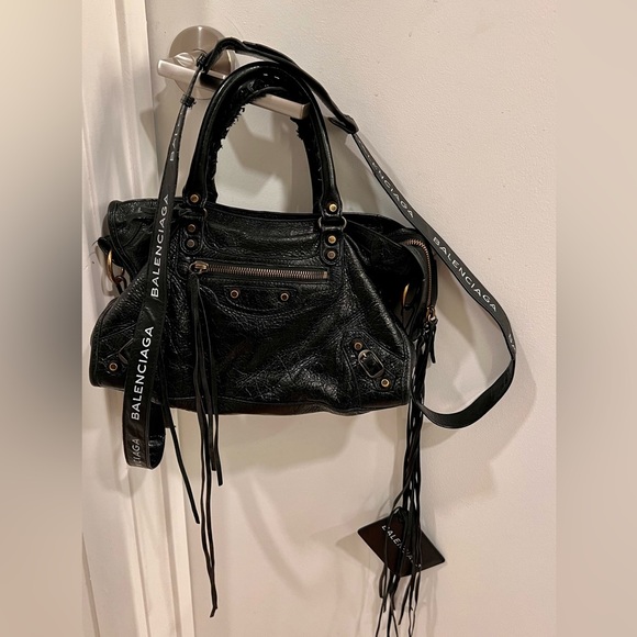 Balenciaga City bag with logo strap - Picture 3 of 14